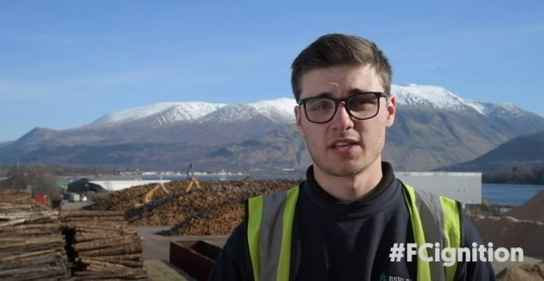 Shaun reaches finals of Scottish Apprenticeship awards for Net Zero initiative