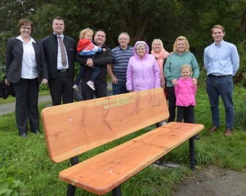 BSW Replaces Fire Damaged Memorial Bench